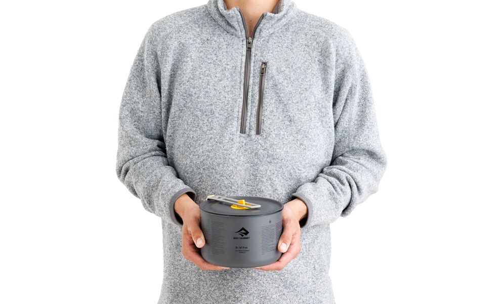 Туристичний набір посуду Sea to Summit Frontier One Pot Cook - Set 1P на 1 особу: каструля 2 л, миска, стакан, Тип комплекту: Set 1P (каструля 2 л), зображення 11