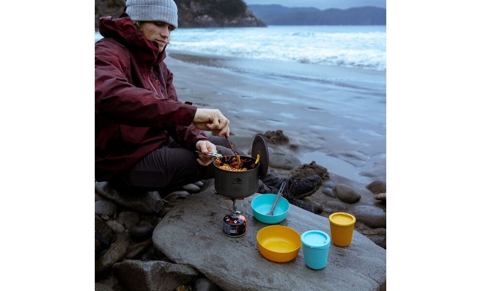 Похідний набір посуду Sea to Summit Frontier Two Pot Cook - Set 2P на 2 особи: 2 каструлі, 2 миски, 2 стакани, Тип комплекту: Set 2P, зображення 30