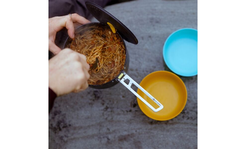 Кемпінговий набір посуду Sea to Summit Frontier Two Pot Cook - Set 4P на 4 особи: 2 каструлі, 4 миски, 4 прибори, Тип комплекту: Set 4P, зображення 22