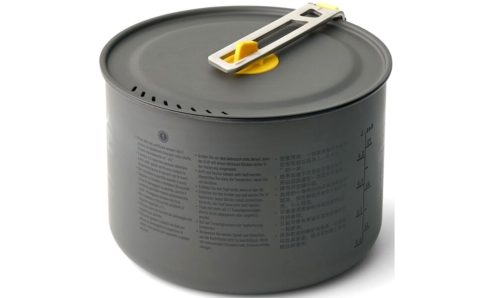 Туристичний набір каструль з антипригарним покриттям Sea to Summit Frontier - Set 2P, анодований алюміній, зображення 3