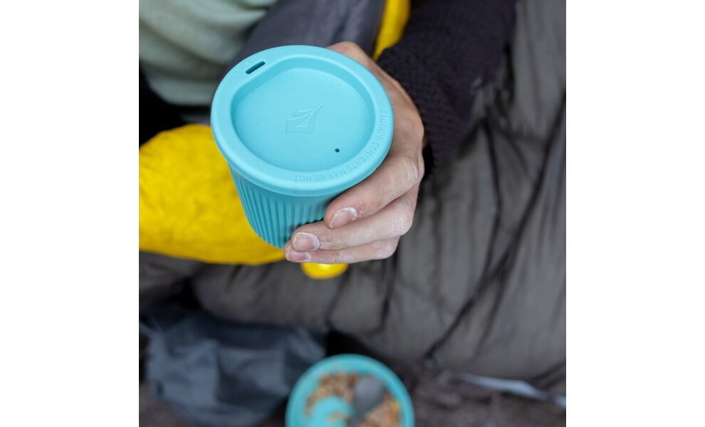 Туристичний набір столового посуду Sea to Summit Passage Dinnerware - Set 1P - 6 предметів (Aqua Sea) на 1 особу, харчовий пластик, Колір: Aqua Sea, зображення 9