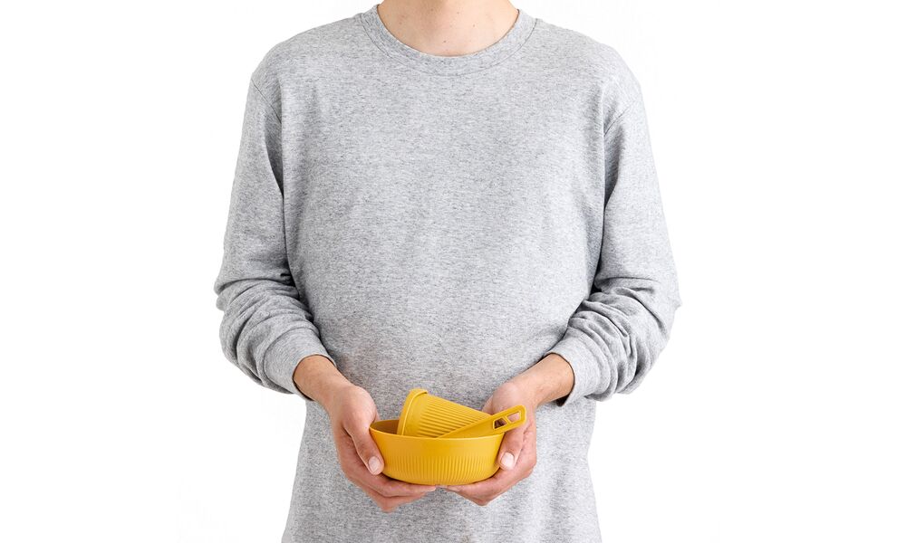 Туристичний набір столового посуду Sea to Summit Passage Dinnerware - Set 1P - 6 предметів (Arrowwood Yellow) на 1 особу, харчовий пластик, Колір: Arrowwood Yellow, зображення 4