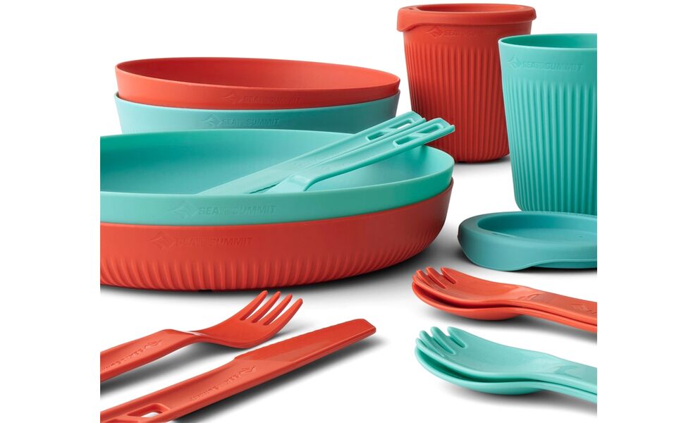 Туристичний набір столового посуду Sea to Summit Passage - Set 2P на 2 особи, харчовий пластик, зображення 3