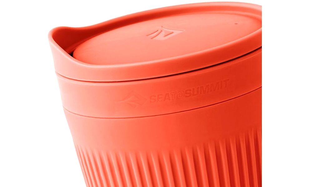 Туристичний термостакан з кришкою Sea to Summit Passage (Spicy Orange) на 475 мл, харчовий пластик, Об'єм: 475, Колір: Spicy Orange, зображення 2