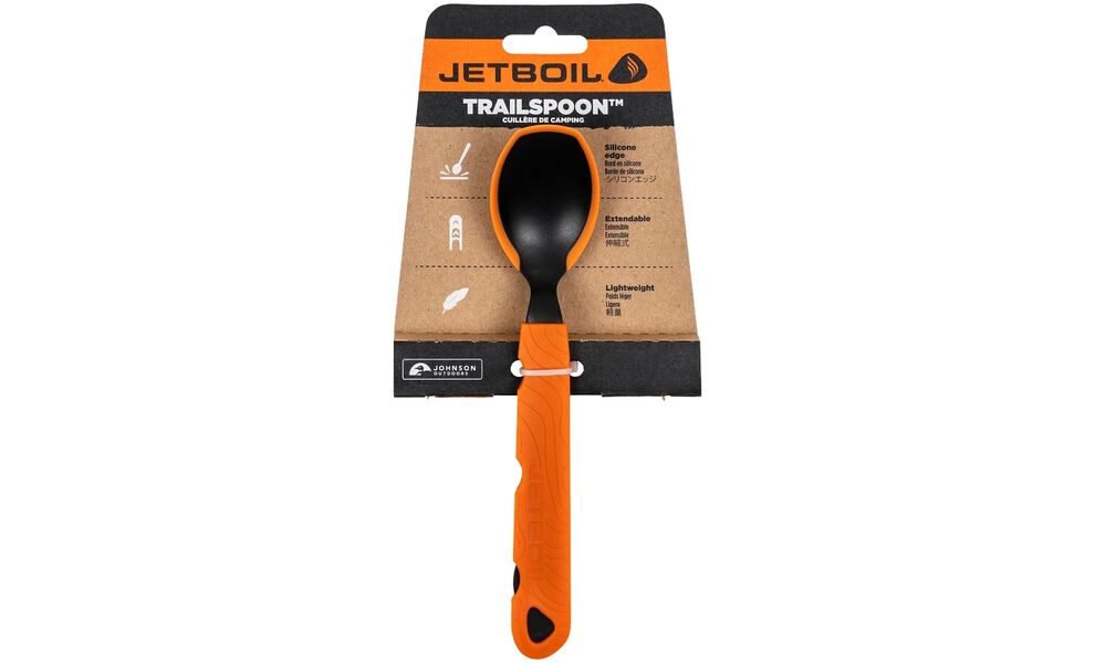 Складна туристична ложка з довгою ручкою JetBoil TrailSpoon, харчовий пластик, зображення 6