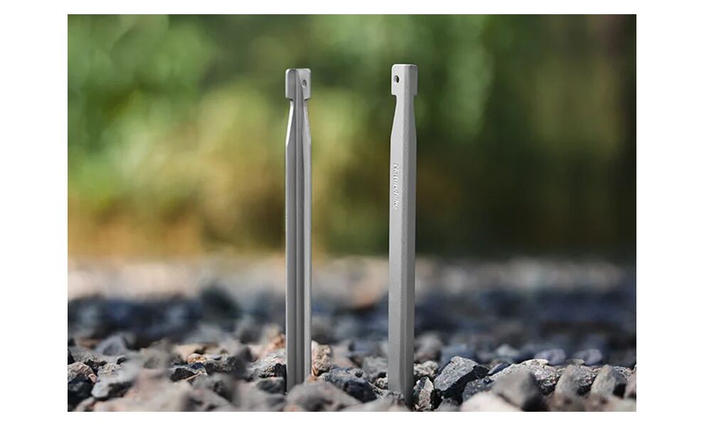 Набір кілочків Naturehike CNK2300ZP016 - Silver (200 мм), 8 шт., Довжина: 20, Колір виробника: Silvery, зображення 5