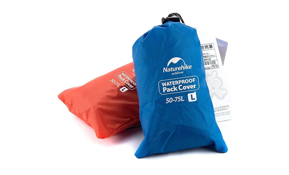 Дощовик на рюкзак Naturehike NH15Y001-Z - L (Blue), 50-75 л, Об'єм рюкзака: 50-75, Колір виробника: Blue, зображення 6