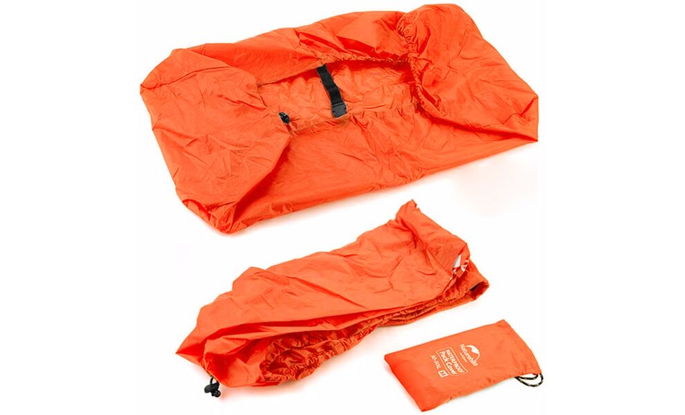 Дощовик на рюкзак Naturehike NH15Y001-Z - M (Orange), 30-50 л, Об'єм рюкзака: 30-50, Колір виробника: Orange, зображення 5
