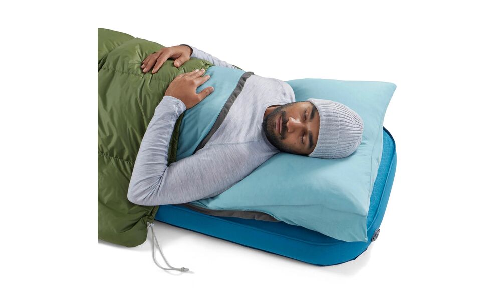 Вкладиш в спальник Sea to Summit Comfort Blend (Aqua Sea/Beluga), Rectangular, Тип розміру: Rectangular, Колір: Aqua Sea/Beluga, зображення 4