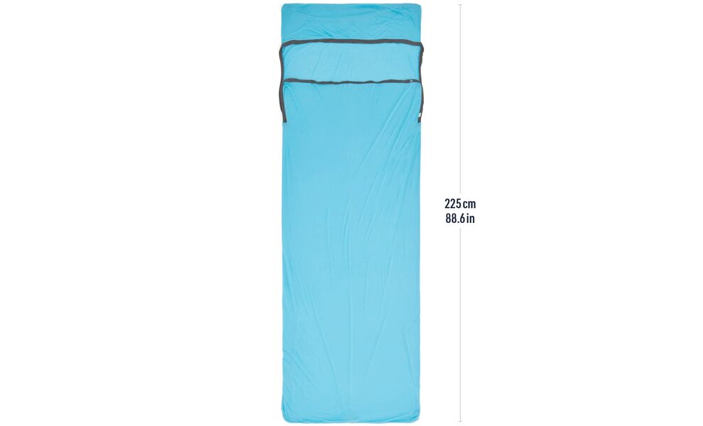 Вкладиш в спальник Sea to Summit Breeze (Blue Atoll/Beluga), Rectangular, Тип розміру: Rectangular, Колір: Blue Atoll/Beluga, зображення 2