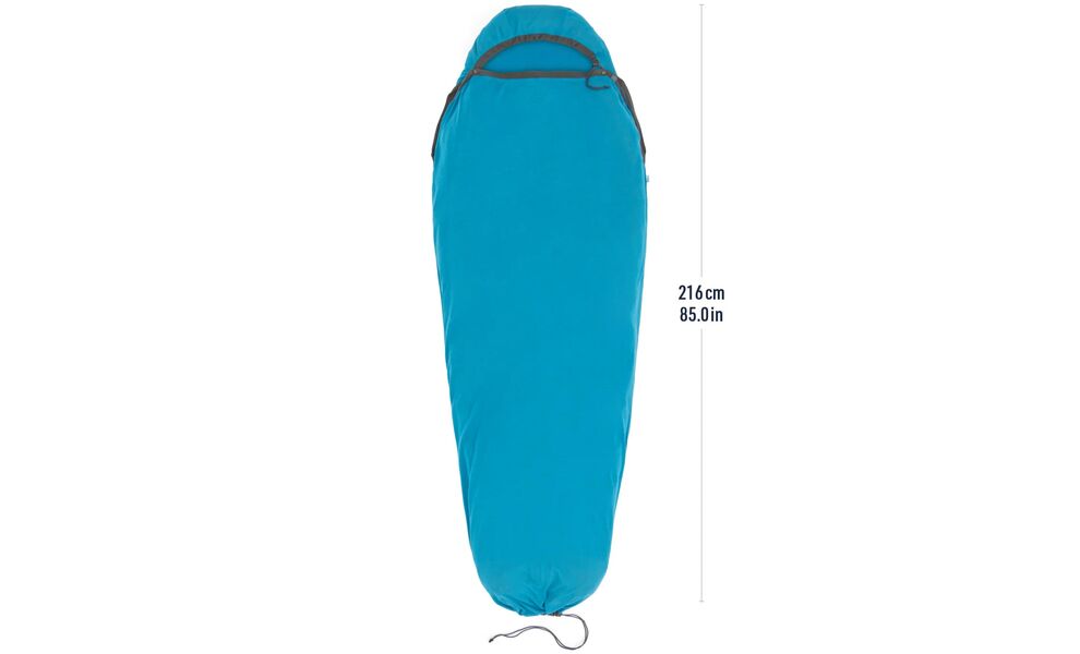 Вкладиш в спальник Sea to Summit Breeze Insect Shield (Turkish Tile/Beluga), Standard Mummy, Тип розміру: Standard Mummy, Колір: Turkish Tile/Beluga, зображення 2