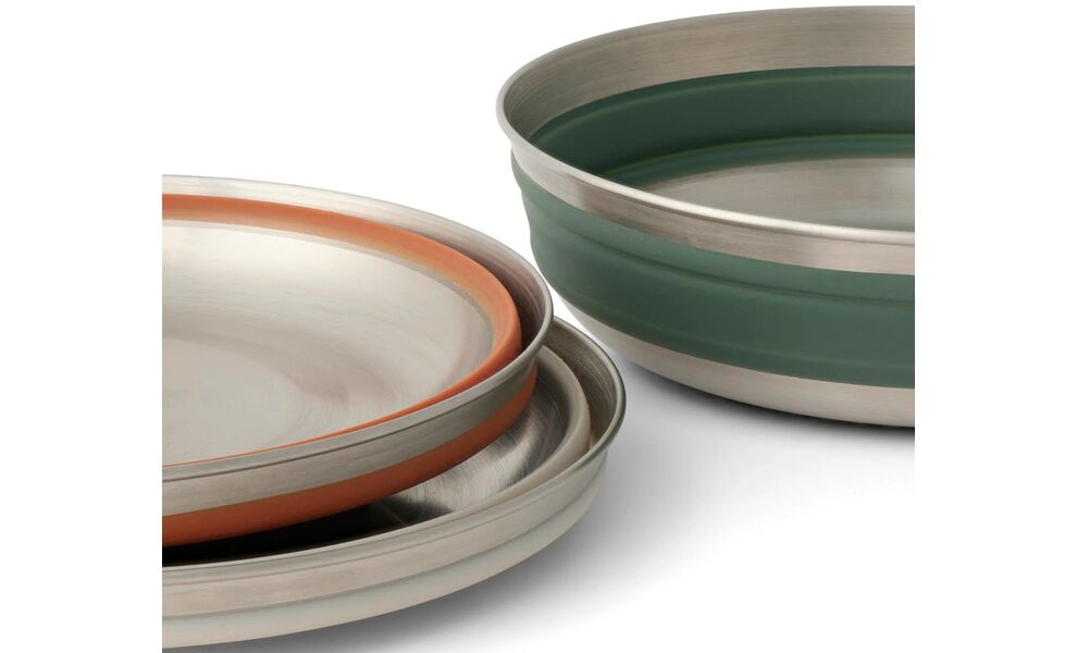 Складна туристична миска Sea to Summit Detour (Laurel Wreath Green) на 665 мл, харчовий силікон, Об'єм: 665, Колір виробника: Laurel Wreath Green, зображення 5