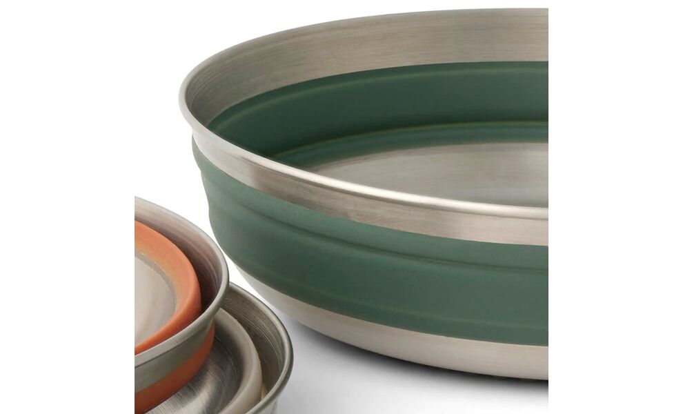 Складна туристична миска Sea to Summit Detour (Laurel Wreath Green) на 915 мл, харчовий силікон, Об'єм: 915, Колір виробника: Laurel Wreath Green, зображення 4