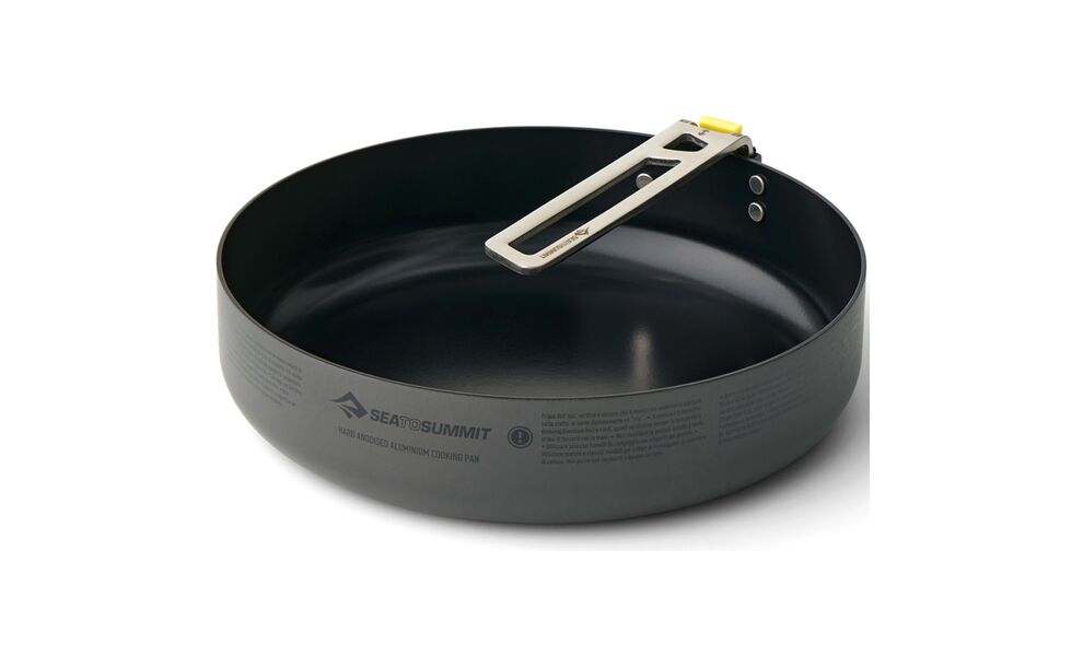 Туристична сковорода зі складною ручкою та антипригарним покриттям Sea to Summit Frontier UL Ø20,7 см, анодований алюміній, зображення 2