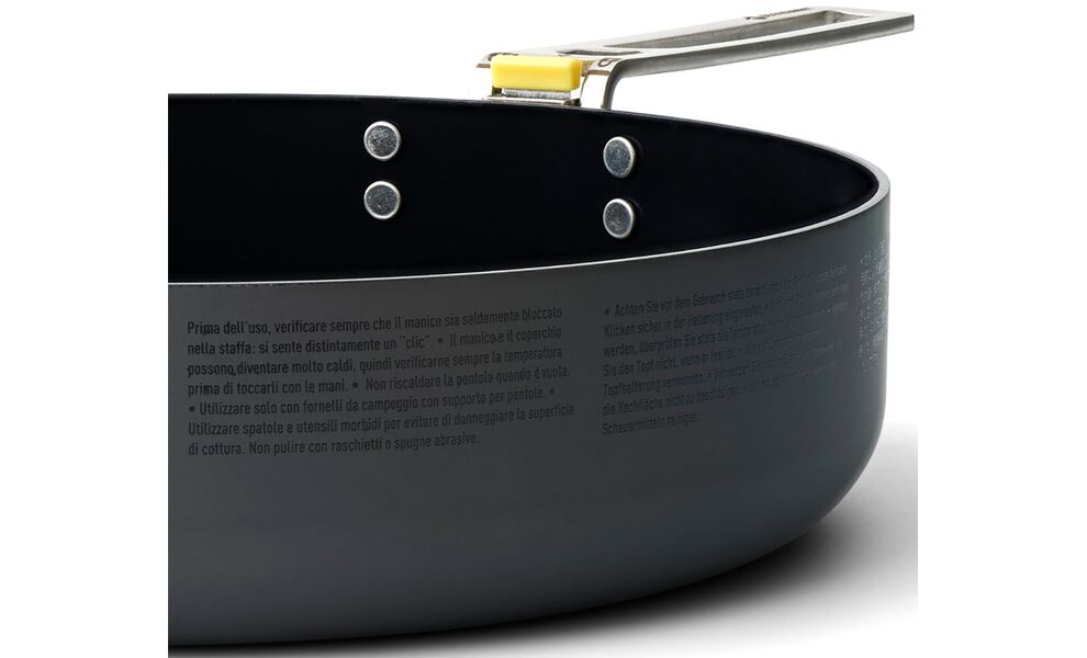 Туристична сковорода зі складною ручкою та антипригарним покриттям Sea to Summit Frontier UL Ø20,7 см, анодований алюміній, зображення 4