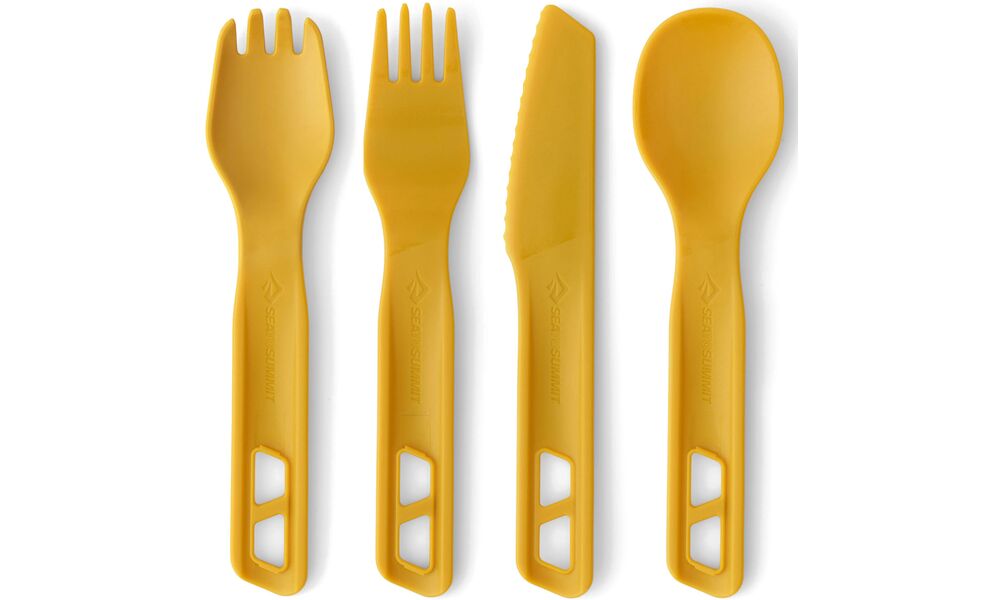 Туристичний набір столового посуду Sea to Summit Passage Dinnerware - Set 1P - 7 предметів (Arrowwood Yellow) на 1 особу, харчовий пластик, Колір: Arrowwood Yellow, зображення 10