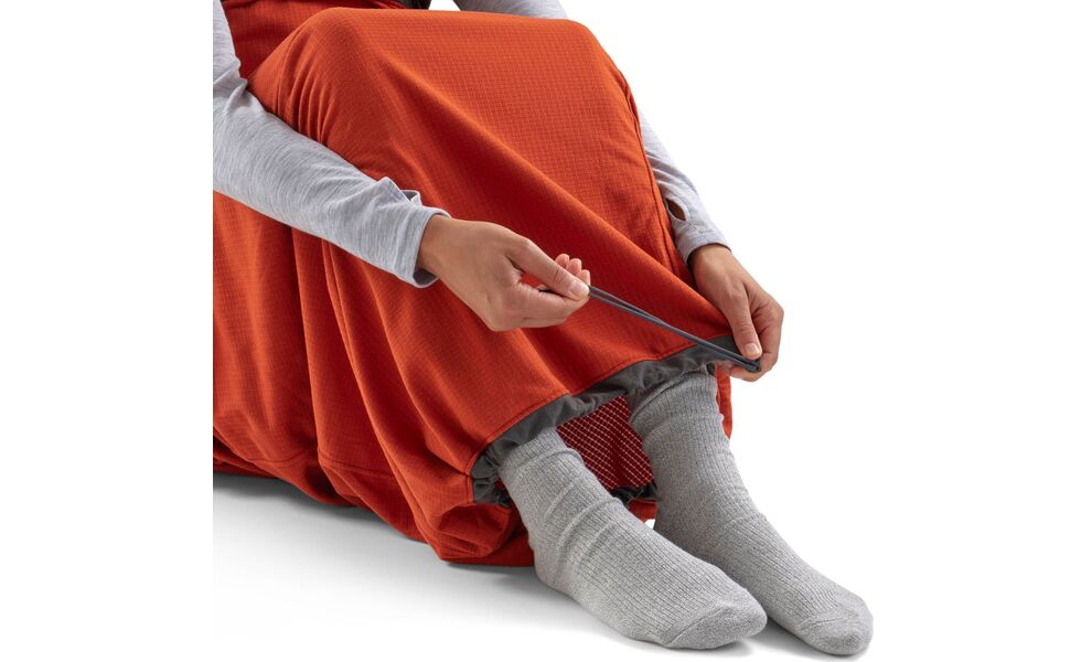 Вкладиш в спальник Sea to Summit Reactor Fleece (Picante/Beluga), Compact Mummy, Тип розміру: Compact Mummy, Колір: Picante/Beluga, зображення 5