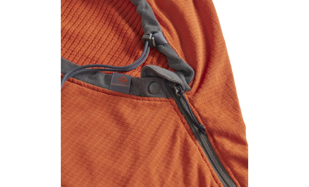 Вкладиш в спальник Sea to Summit Reactor Fleece (Picante/Beluga), Compact Mummy, Тип розміру: Compact Mummy, Колір: Picante/Beluga, зображення 6