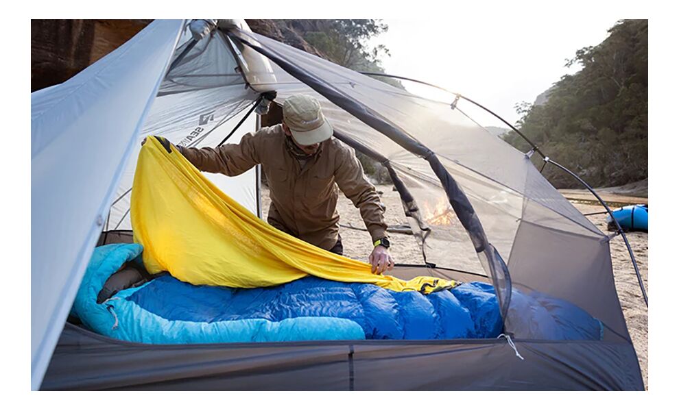 Вкладиш в спальник Sea to Summit Reactor (Sulphur/Beluga), Standard Mummy, Тип розміру: Standard Mummy, Колір: Sulphur/Beluga, зображення 10