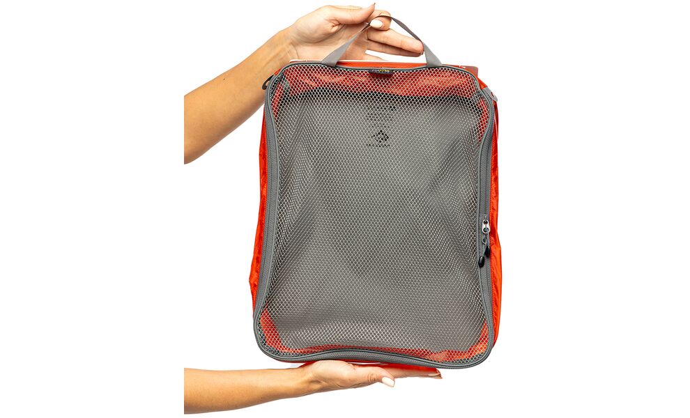 Дорожній органайзер для одягу Sea to Summit Ultra-Sil Garment Mesh - M (Spicy Orange), 7 л, Тип розміру: M, Об'єм: 7, Колір виробника: Spicy Orange, зображення 4