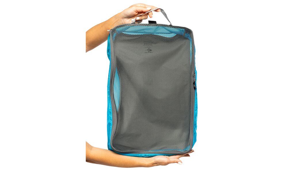 Дорожній органайзер для одягу Sea to Summit Ultra-Sil Garment Mesh - L (Atoll Blue), 10 л, Тип розміру: L, Об'єм: 10, Колір виробника: Atoll Blue, зображення 4
