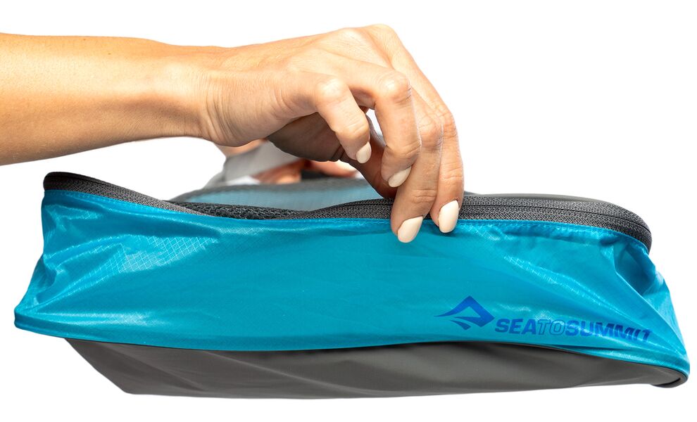 Дорожній органайзер для одягу Sea to Summit Ultra-Sil Garment Mesh - L (Atoll Blue), 10 л, Тип розміру: L, Об'єм: 10, Колір виробника: Atoll Blue, зображення 5