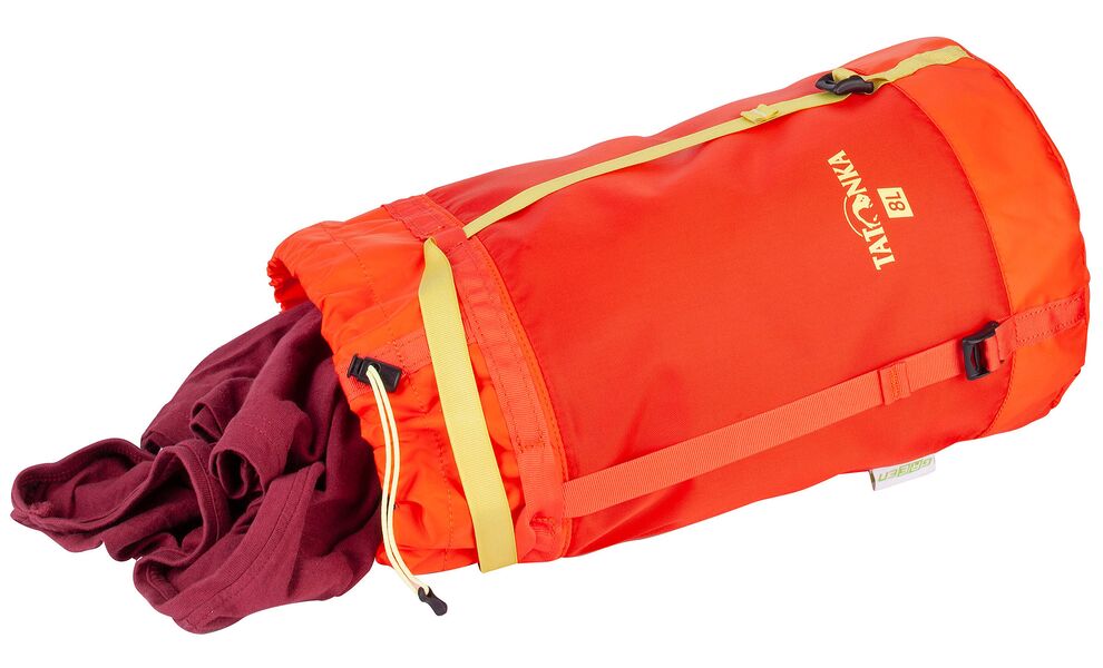 Компресійний мішок Tatonka Compression Sack (Red Orange), 8 л, Об'єм: 8, Колір: Red Orange, зображення 4