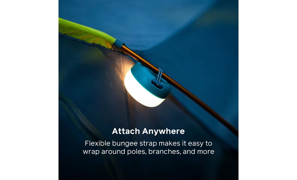 Кемпінговий ліхтар акумуляторний BioLite Alpenglow Mini (Charcoal): RGB-світло, USB Type-C, Колір корпусу: Charcoal, зображення 6