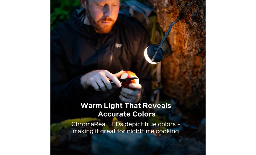 Кемпінговий ліхтар акумуляторний BioLite Alpenglow Mini (Charcoal): RGB-світло, USB Type-C, Колір корпусу: Charcoal, зображення 10