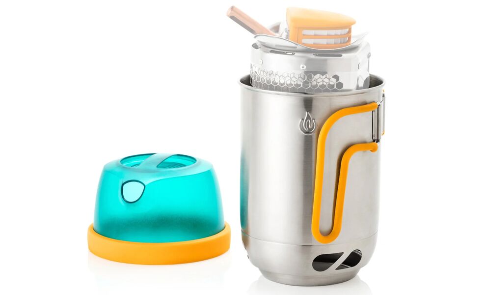 Набір аксесуарів до турбопічки BioLite Campstove: чайник + прес для кави, зображення 8
