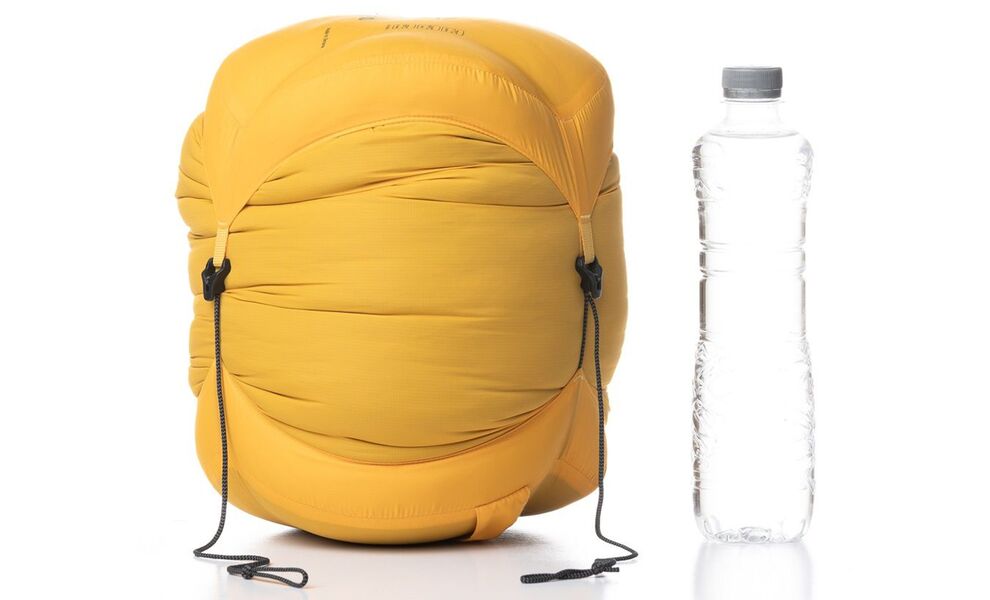 Зимовий пуховий спальник Turbat Kuk 700 - 195 (Legion Blue/Dark Cheddar) до -14°C: з капюшоном, Максимальний зріст користувача: 195, Колір: Legion Blue/Dark Cheddar, Сторона застібки: центр, зображення 10