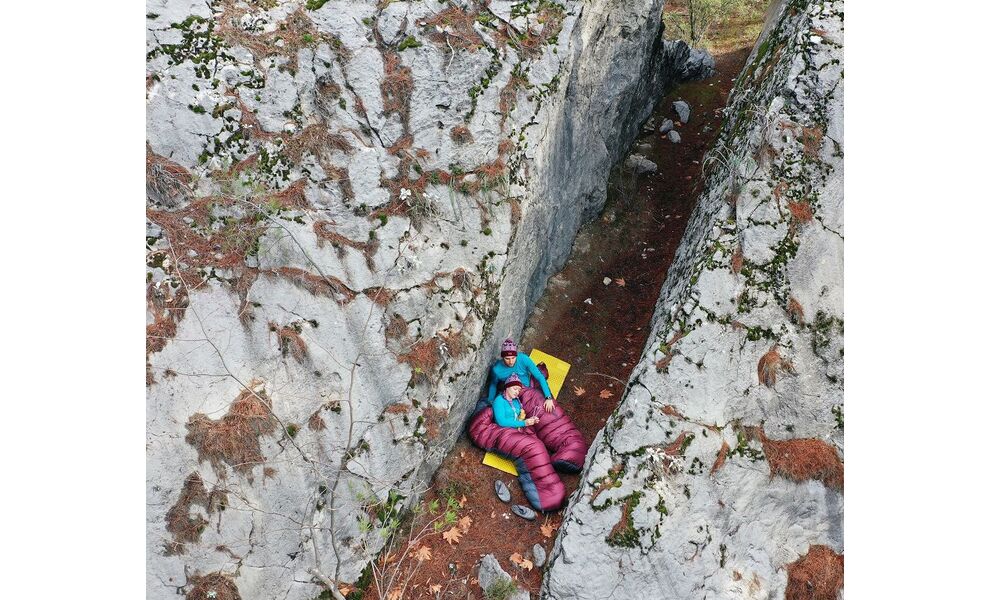 Зимовий пуховий спальник Turbat Kuk 700 - 185 (Legion Blue/Dark Cheddar) до -14°C: з капюшоном, Максимальний зріст користувача: 185, Колір: Legion Blue/Dark Cheddar, Сторона застібки: центр, зображення 12