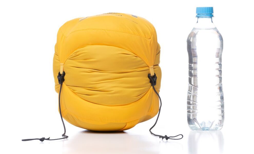 Демісезонний пуховий спальник Turbat Nox 250 - 185 (Grey/Cheddar Orange) до 3°C: з капюшоном, Максимальний зріст користувача: 185, Колір: Grey/Cheddar Orange, Сторона застібки: ліва, зображення 7