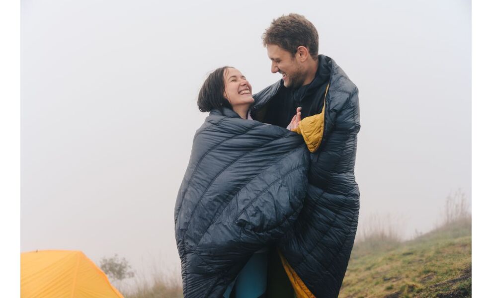 Демісезонний пуховий спальник Turbat Nox 250 - 185 (Grey/Cheddar Orange) до 3°C: з капюшоном, Максимальний зріст користувача: 185, Колір: Grey/Cheddar Orange, Сторона застібки: ліва, зображення 12