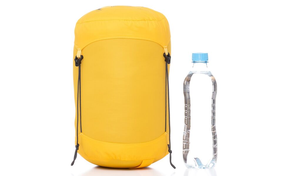 Демісезонний пуховий спальник Turbat Nox 400 - 185 (Grey/Cheddar Orange) до -2°C: з капюшоном, Максимальний зріст користувача: 185, Колір: Grey/Cheddar Orange, Сторона застібки: ліва, зображення 12