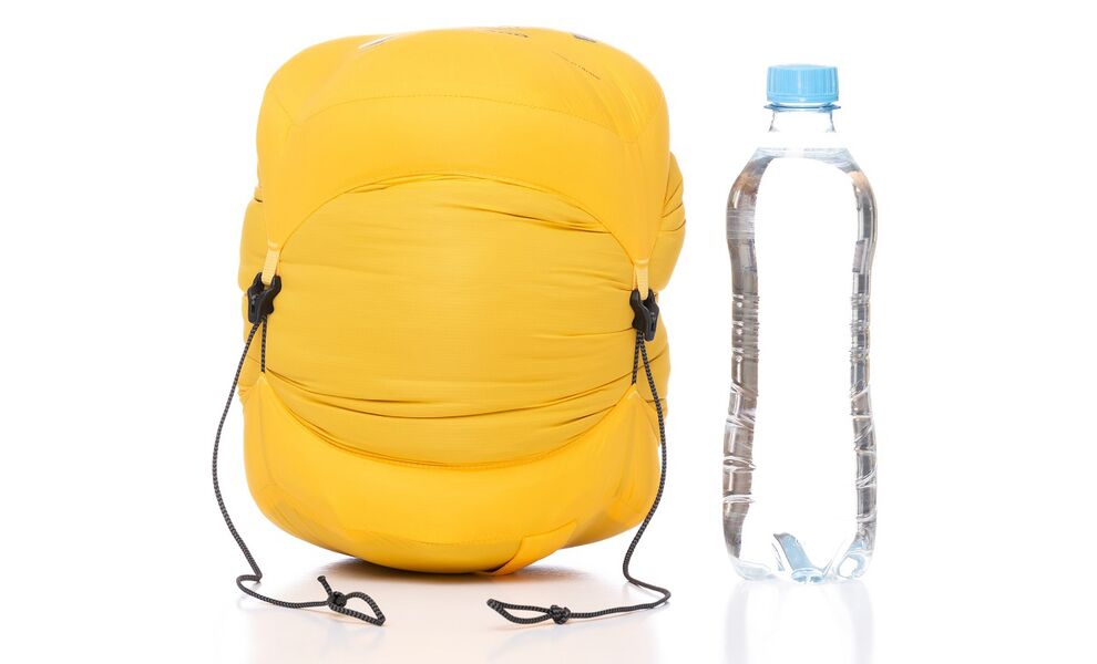 Демісезонний пуховий спальник Turbat Nox 400 - 195 (Grey/Cheddar Orange) до -2°C: з капюшоном, Максимальний зріст користувача: 195, Колір: Grey/Cheddar Orange, Сторона застібки: ліва, зображення 13