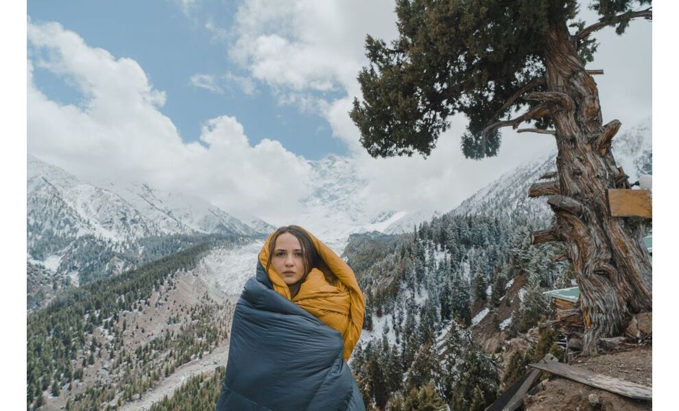 Демісезонний пуховий спальник Turbat Nox 400 - 195 (Grey/Cheddar Orange) до -2°C: з капюшоном, Максимальний зріст користувача: 195, Колір: Grey/Cheddar Orange, Сторона застібки: ліва, зображення 16