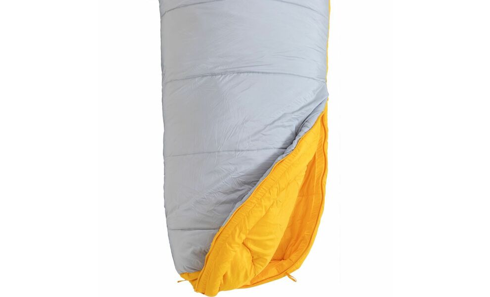 Демісезонний туристичний спальник Turbat Tourer 195 (Gold Fusion/Dawn Blue) до 0°C: з капюшоном, Максимальний зріст користувача: 195, Колір: Gold Fusion/Dawn Blue, Сторона застібки: ліва, зображення 6