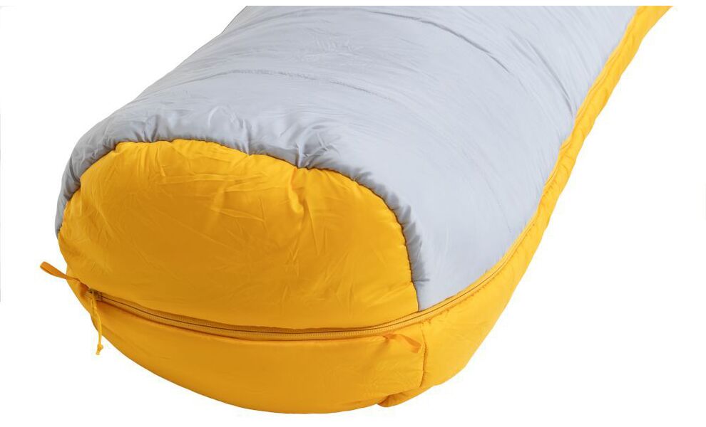 Демісезонний туристичний спальник Turbat Tourer 195 (Gold Fusion/Dawn Blue) до 0°C: з капюшоном, Максимальний зріст користувача: 195, Колір: Gold Fusion/Dawn Blue, Сторона застібки: ліва, зображення 7