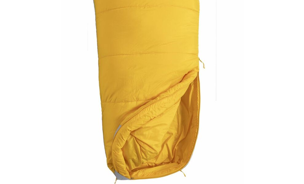 Літній туристичний спальник Turbat Tourer Summer 195 (Gold Fusion/Dawn Blue) до 7°C: з капюшоном, Максимальний зріст користувача: 195, Колір: Gold Fusion/Dawn Blue, Сторона застібки: ліва, зображення 4