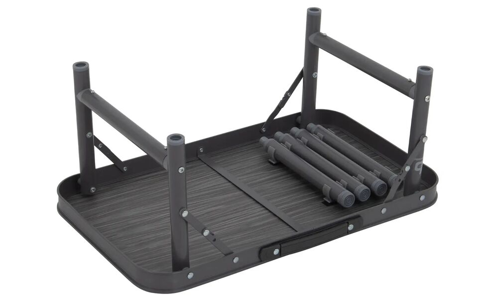 Розкладний стіл з алюмінію Bo-Camp Logan - 56x34x46 см, Тип розміру: S, Колір: Grey, зображення 4