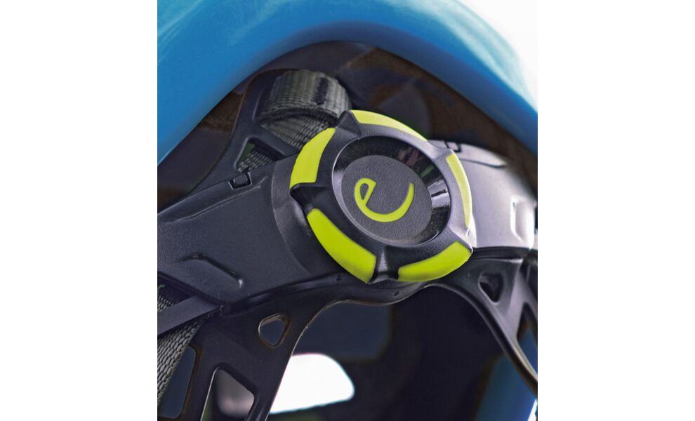 Каска Edelrid Shield II - 72036 (145/Petrol-Snow), Колір виробника: 145/Petrol-Snow, Тип розміру: 52-62 см, зображення 6