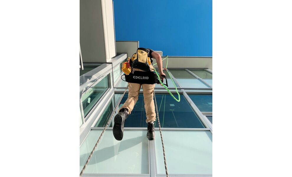 Сідачка для промальпу Edelrid Air Lounge II (Night/Icemint), зображення 4