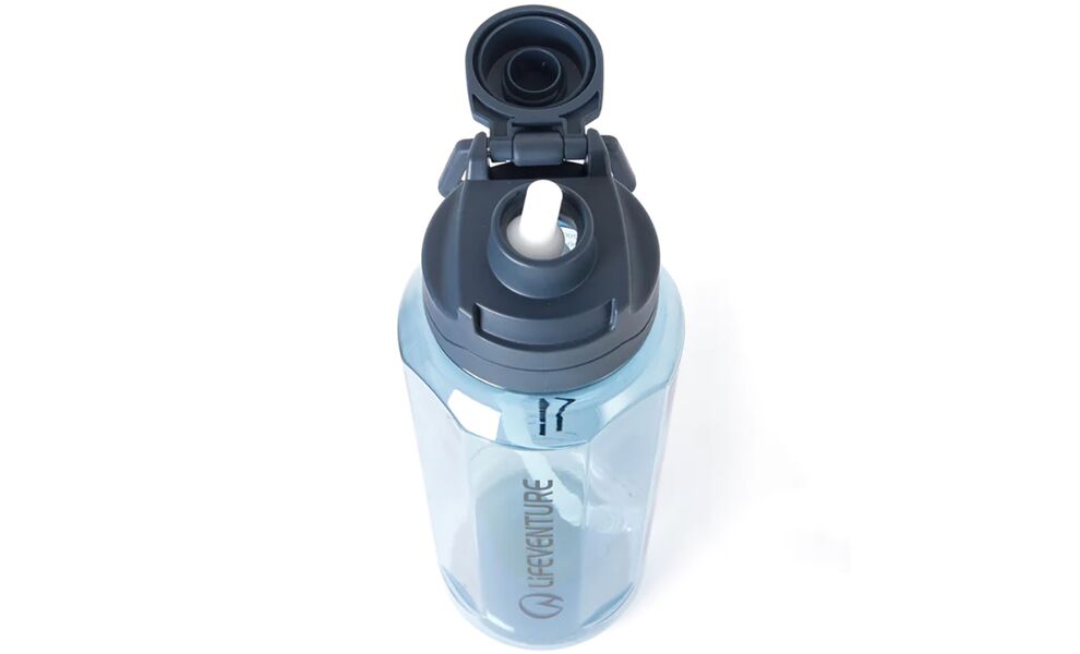 Спортивна пляшка для води з трубочкою Lifeventure Tritan Flask (Navy) на 2000 мл, тритан, Об'єм: 2000, Колір виробника: Navy, зображення 3