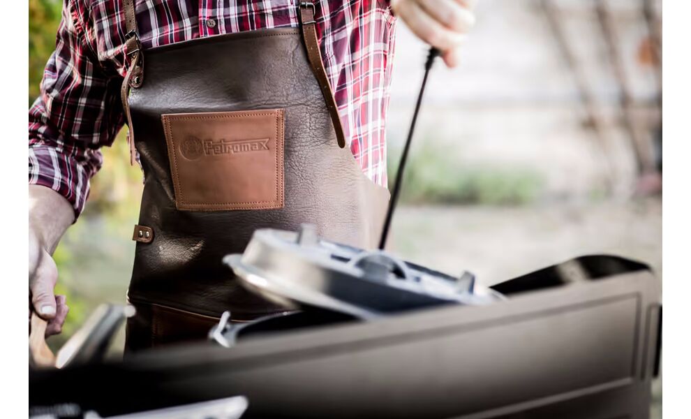 Кемпінговий шкіряний фартух Petromax Buff Leather Apron Cross Back, зображення 8