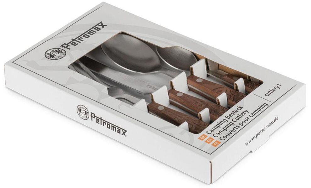 Кемпінговий набір столових приборів Petromax Camping (ніж, ложка - 2 шт, виделка - 2 шт), нержавіюча сталь, зображення 6