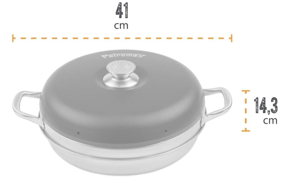 Кемпінгова жаровня з нержавіючої сталі Petromax Camping Oven, зображення 6