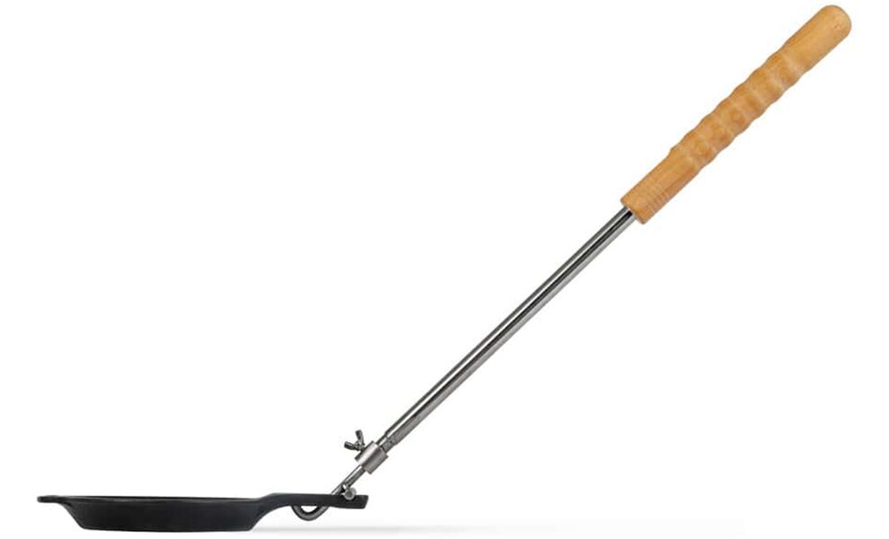 Чавунна сковорода зі складною довгою ручкою Petromax Cast-Iron Campfire,  Ø17 см, зображення 2