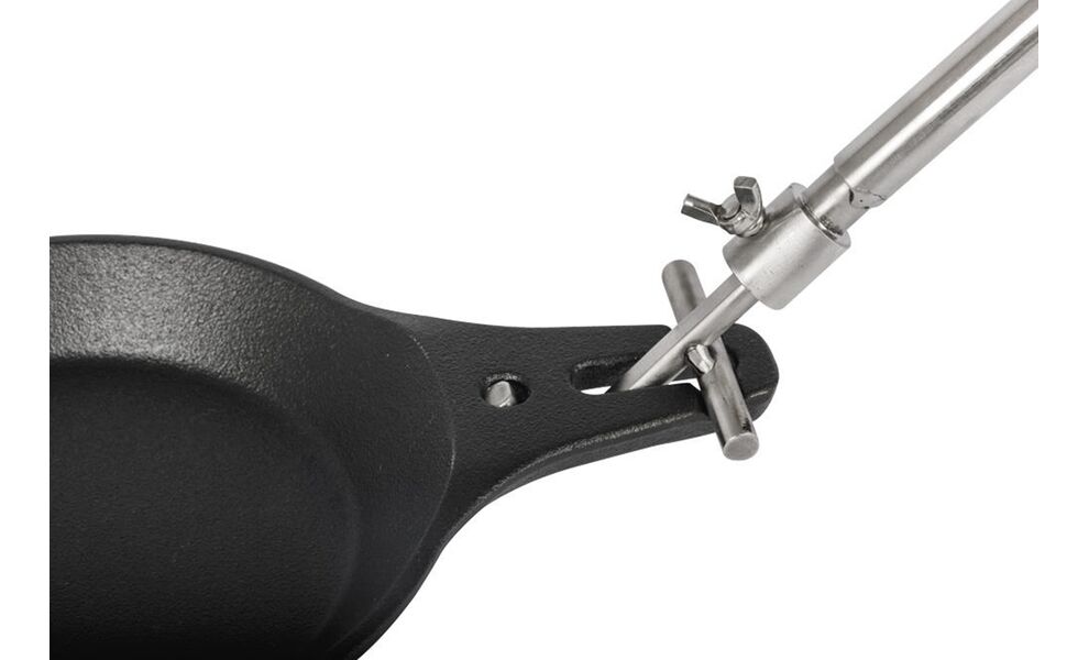 Чавунна сковорода зі складною довгою ручкою Petromax Cast-Iron Campfire,  Ø17 см, зображення 4