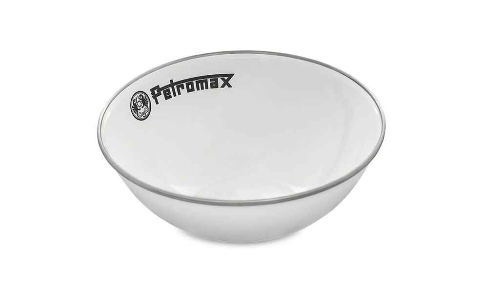 Кемпінговий набір мисок Petromax Enamel (White) на 1000 мл (2 шт), Об'єм: 1000, Колір виробника: White, зображення 2